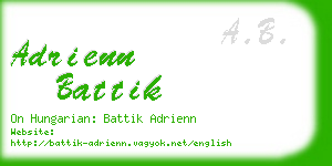 adrienn battik business card